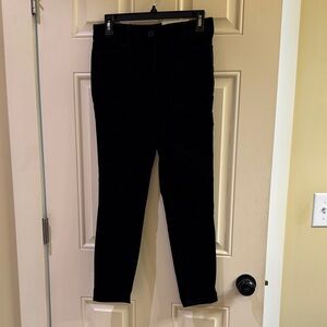LOFT Sutton Pant Black Velvet